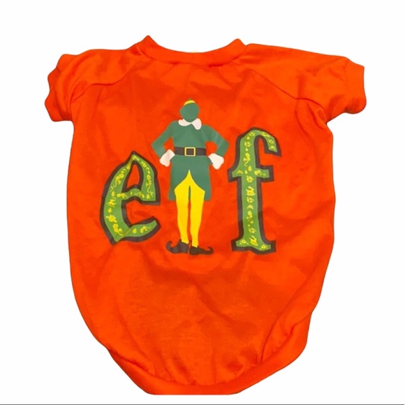Other - Red ELF Dog Shirt- Size Large